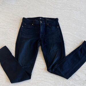 7 For All Mankind Dark Indigo Women's Skinny Jeans